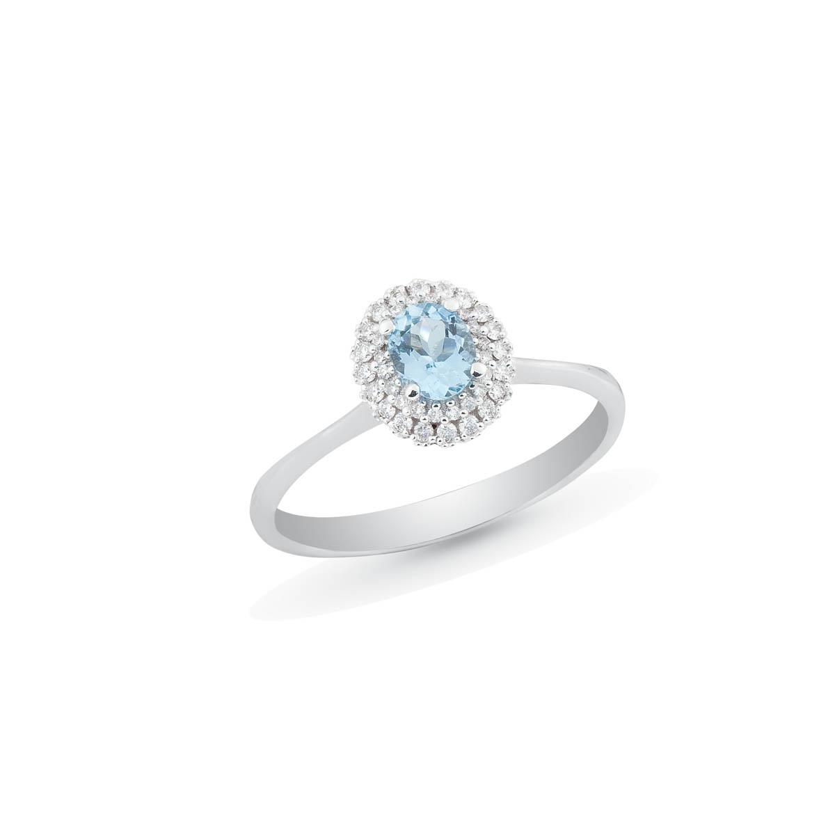 Anello Donna Artlinea Oro 750 - AD580/AC-LB - Gioielleria De Patto