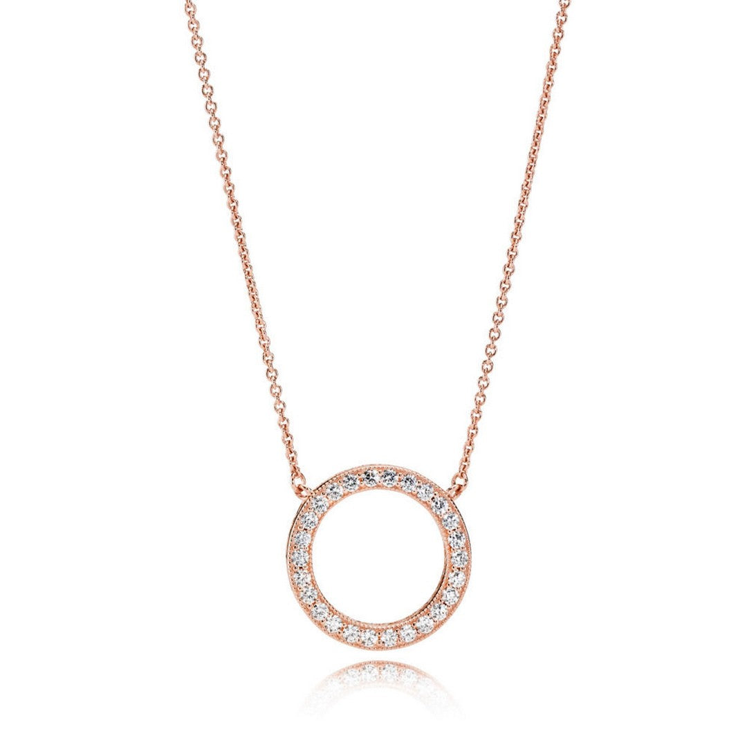 Collana Donna Pandora Cerchio Grande - 580515CZ - Gioielleria De Patto