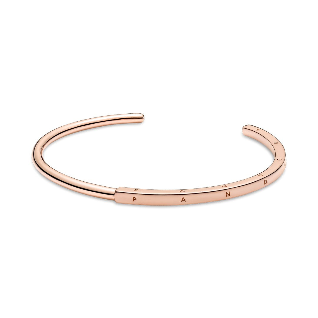 Bracciale Donna Pandora Rigido Signature - 589493C00 - Gioielleria De Patto