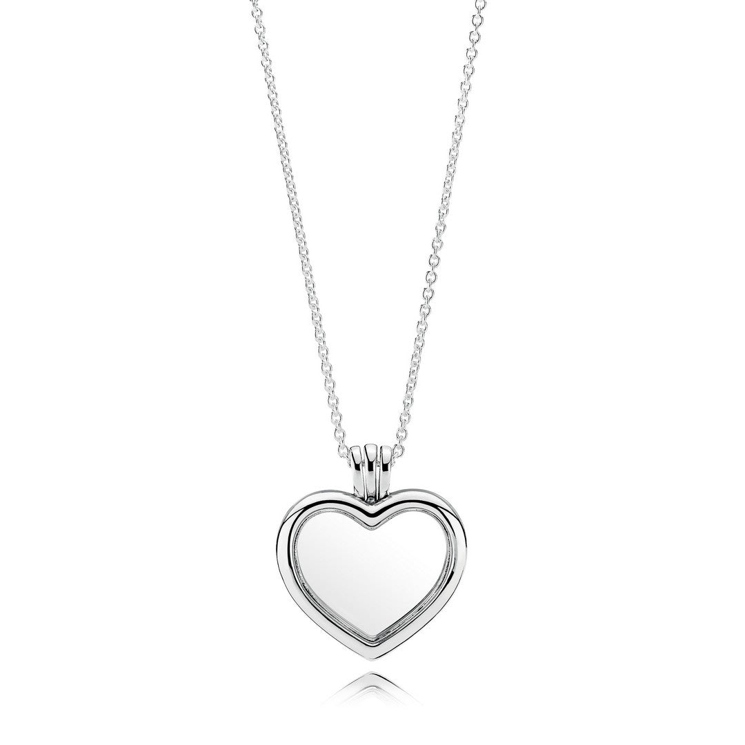 Collana Donna con Pendente Componibile PANDORA a cuore - 590544 - Gioielleria De Patto