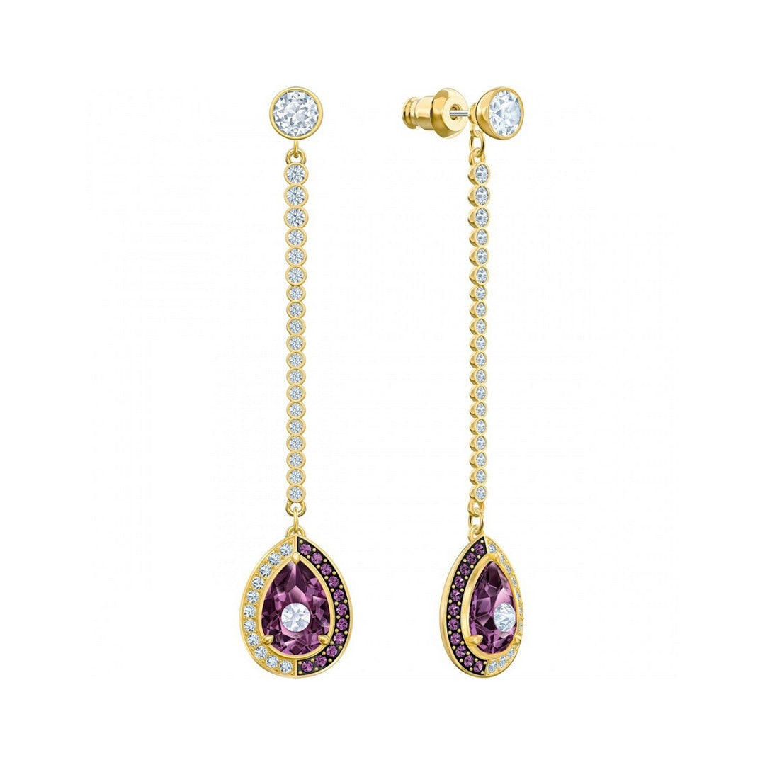 Swarovski Orecchini Donna Black Baroque - 5490983 - Gioielleria De Patto