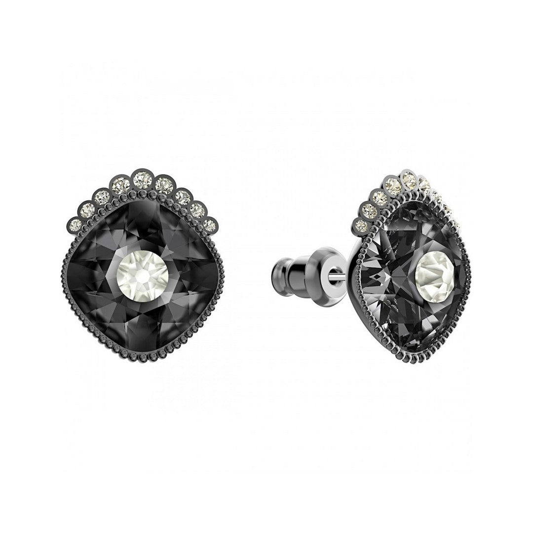 Swarovski Orecchini Donna Black Baroque Stud - 5485656 - Gioielleria De Patto