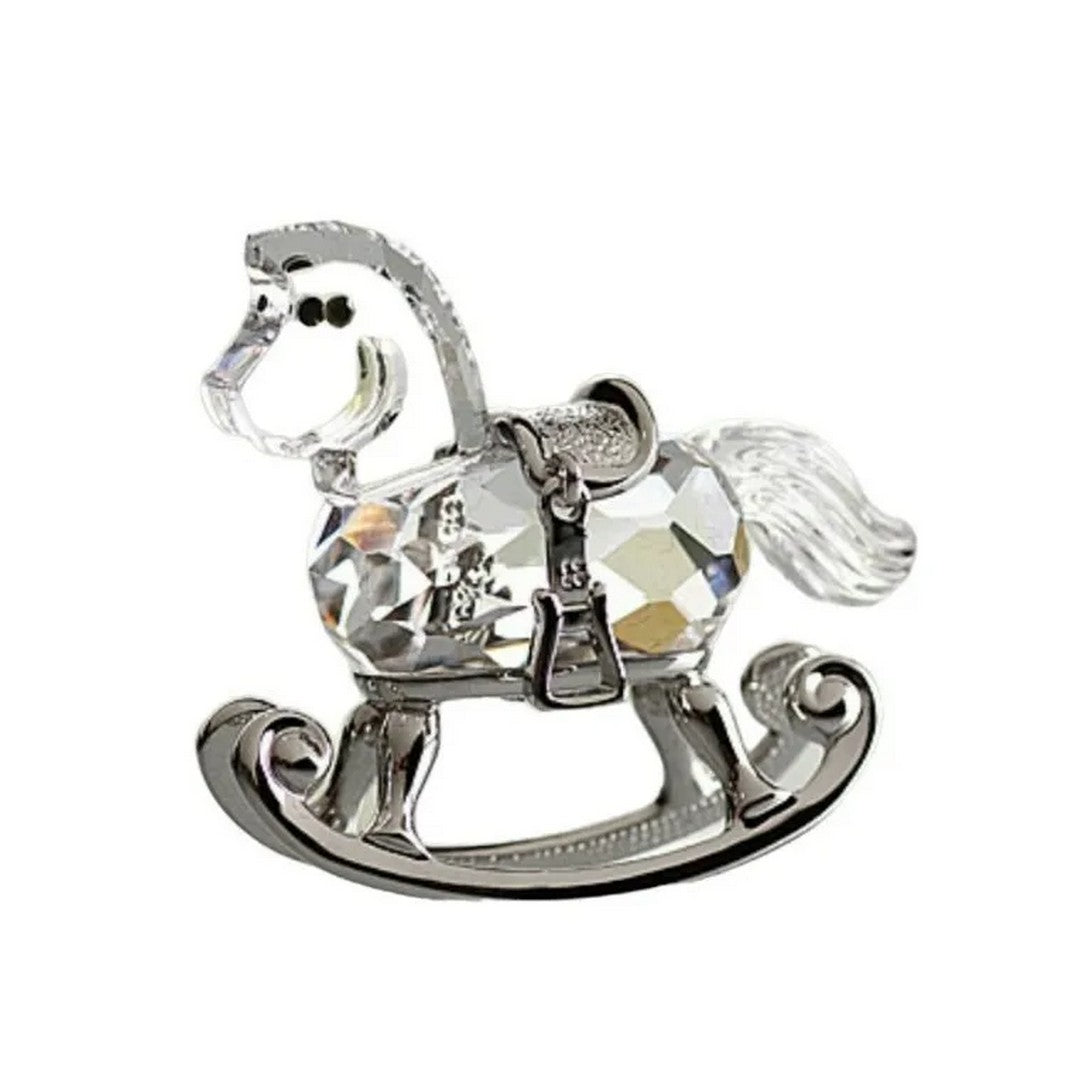 Swarovski Figura Decorativa Cavallo a Dondolo - 626866 - Gioielleria De Patto