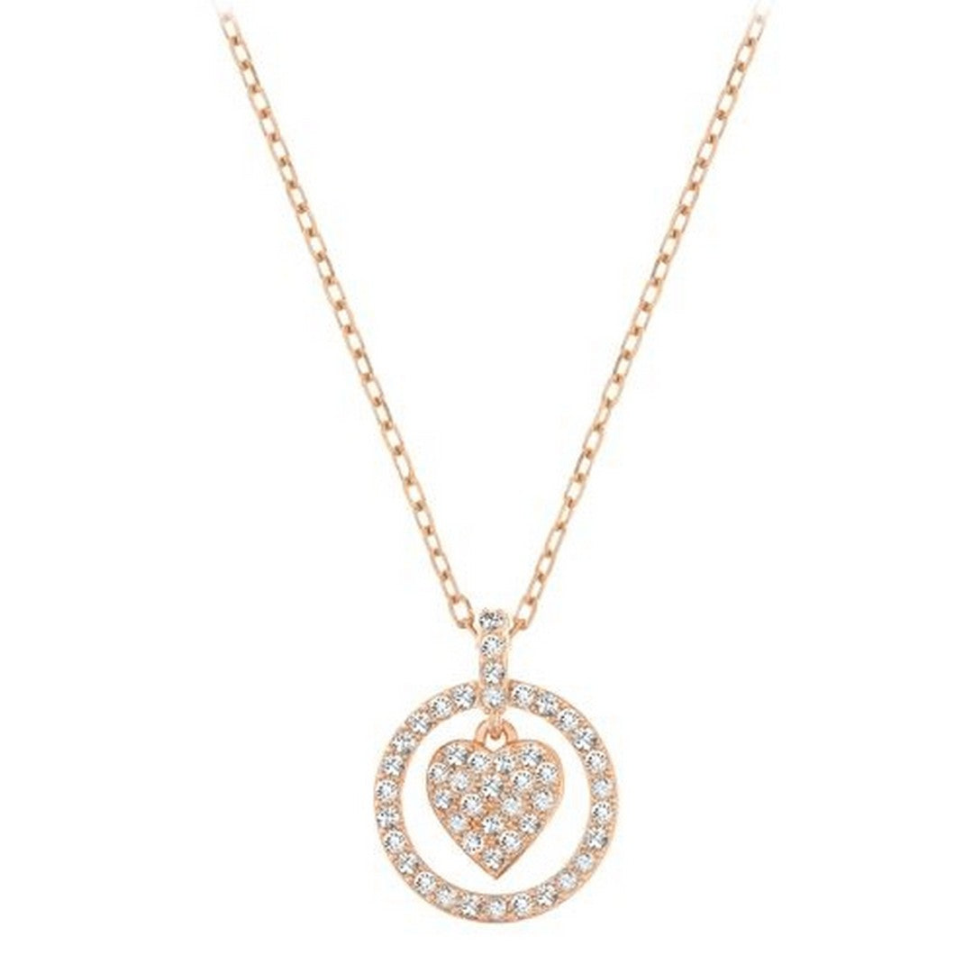 Swarovski Collana Pendente Donna Crocus Heart - 5112179 - Gioielleria De Patto