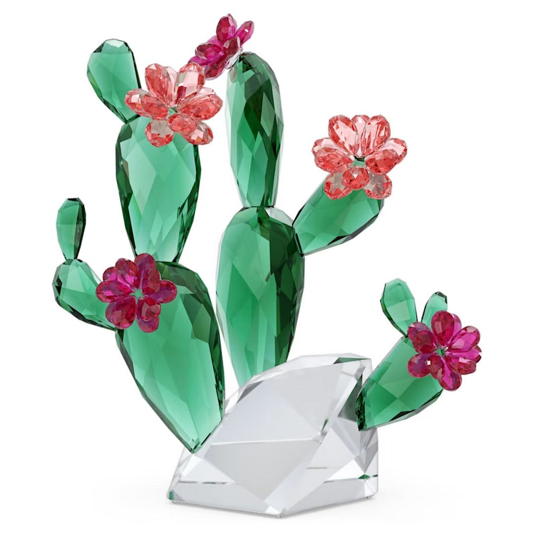 Swarovski Figura Decorativa Crystal Flowers Cactus Rosa Deserto - 5426805 - Gioielleria De Patto