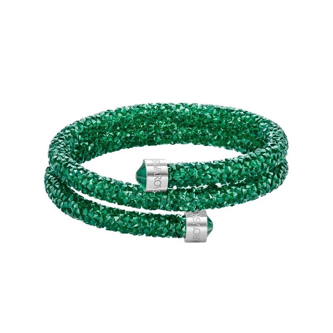 Swarovski Bracciale Donna Crystaldust Verde - 5292450 - Gioielleria De Patto