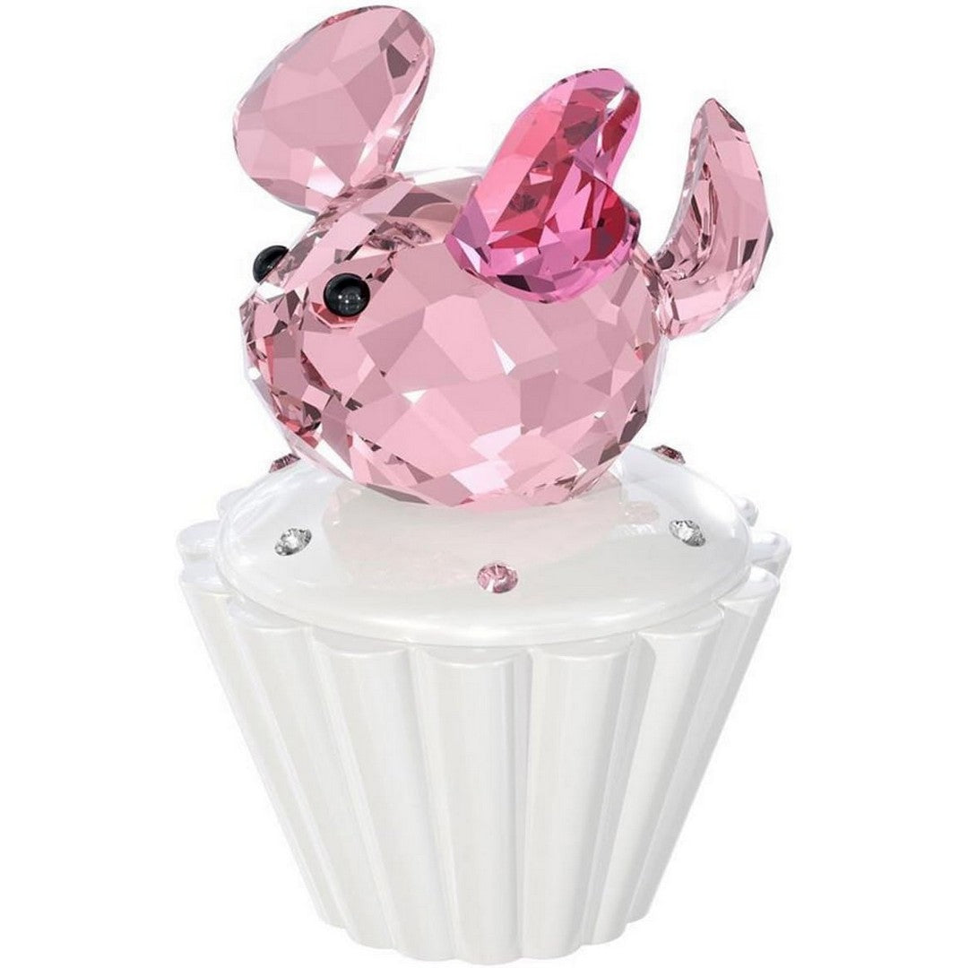 Swarovski Figura Decorativa Cupcake Box Mouse - 1194042 - Gioielleria De Patto