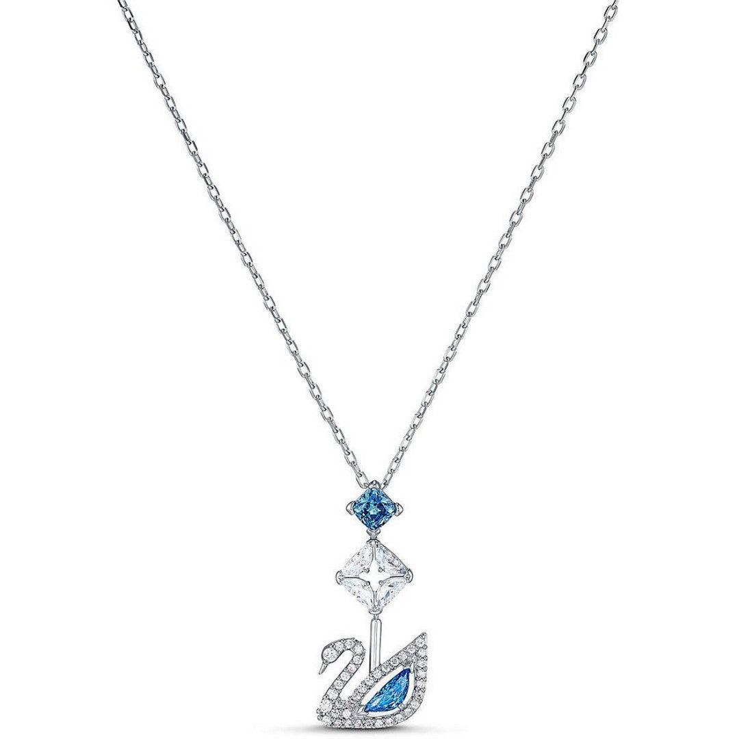Swarovski Collana Pendente Donna Dazzling Swan - 5530625 - Gioielleria De Patto