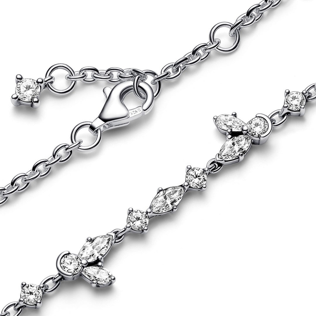 Bracciale Donna Pandora Herbarium Petali e Pietre Luminose - 592631C01 - Gioielleria De Patto