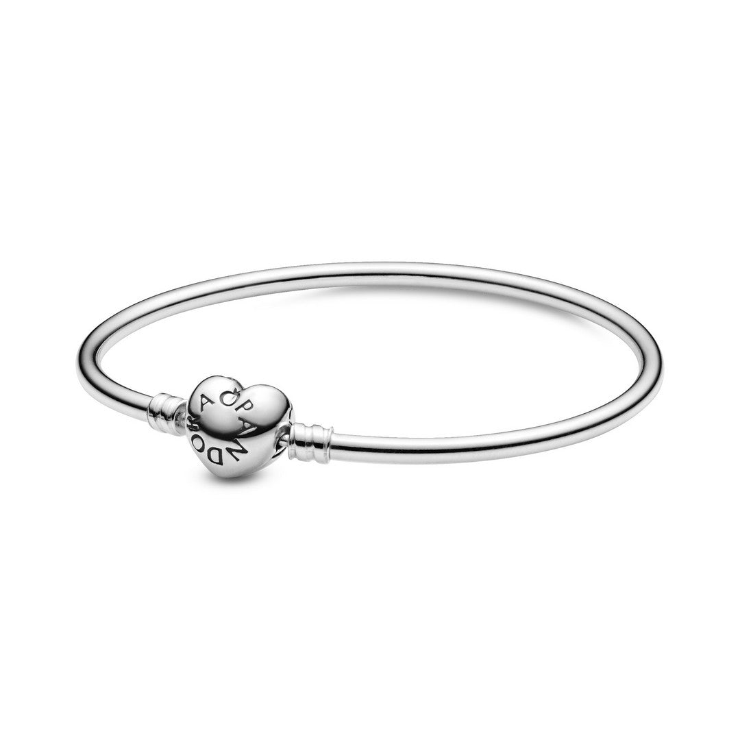 Bracciale Donna Pandora Rigido con Chiusura a Cuore - 596268 - Gioielleria De Patto