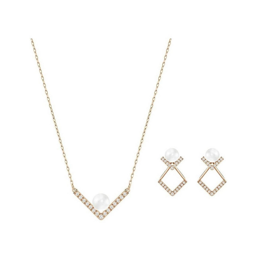 Swarovski Set Collana Orecchini Donna Edify - 5219747 - Gioielleria De Patto