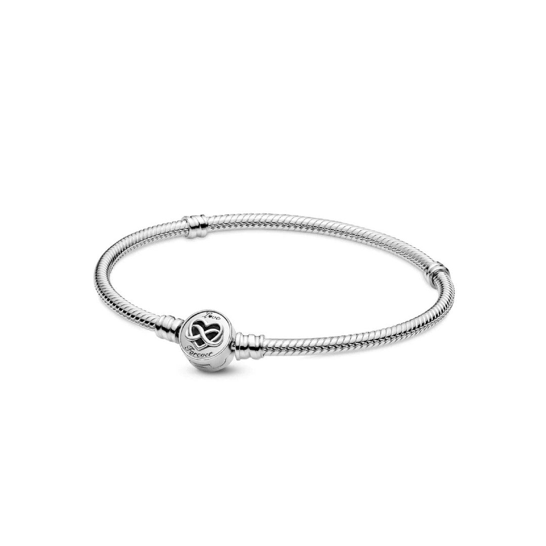 Bracciale Donna Pandora con Chiusura a Cuore Infinito - 599365C00 - Gioielleria De Patto