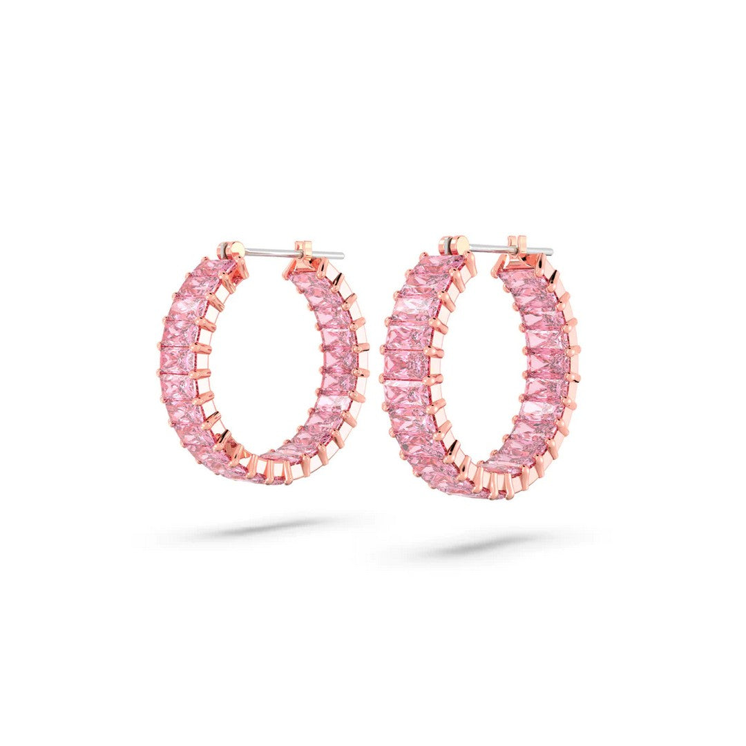 Swarovski Orecchini Donna Matrix Rosa- 5657726 - Gioielleria De Patto