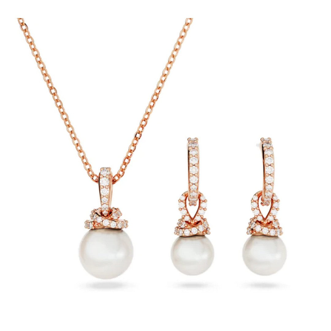 Swarovski Set Collana Orecchini Donna - 5672835 - Gioielleria De Patto