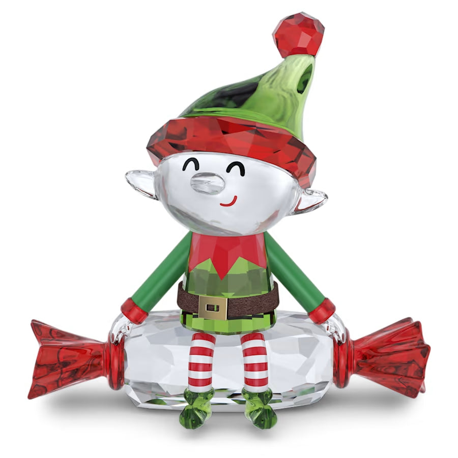 Swarovski Figura Decorativa Holiday Cheers Elfo Dulcis - 5655435 - Gioielleria De Patto