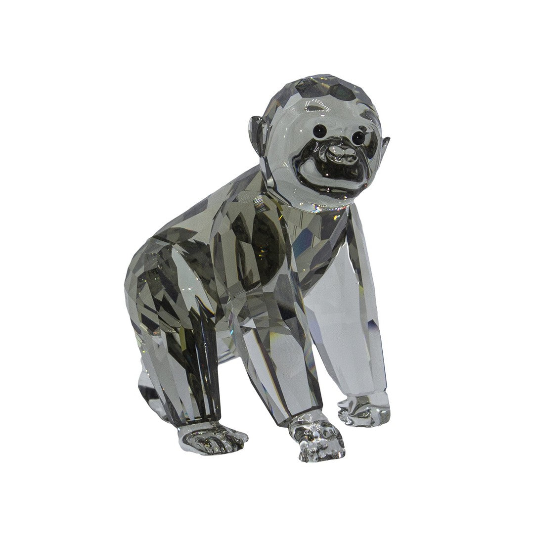 Swarovski Figura Decorativa Piccolo Gorilla - 955440 - Gioielleria De Patto