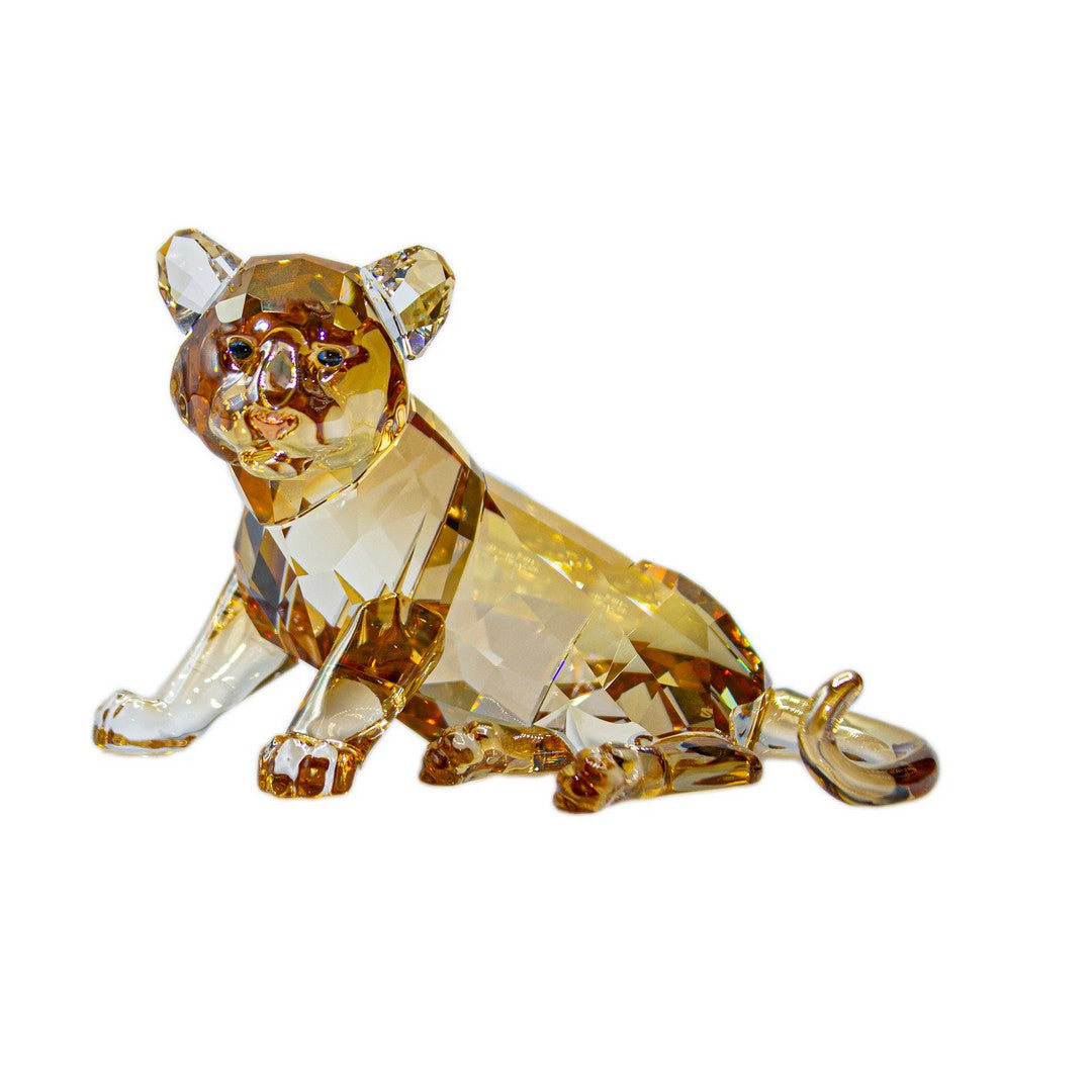 Swarovski Figura Decorativa Tigrotto Seduto - 1016678 - Gioielleria De Patto