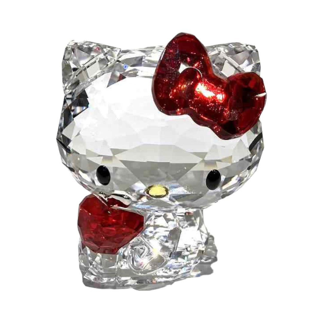 Swarovski Figura Decorativa Hello Kitty Red Apple - 1096878 - Gioielleria De Patto