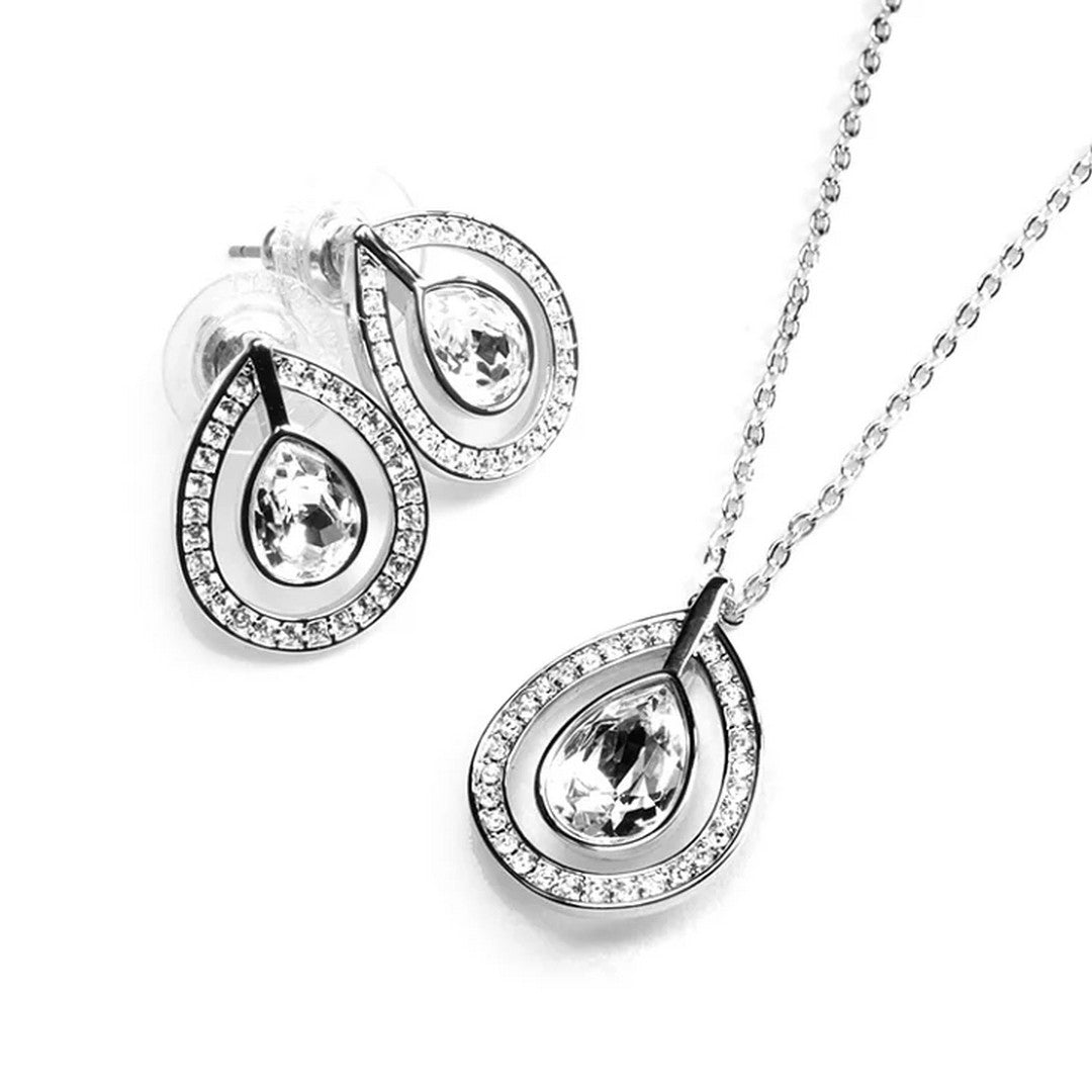 Swarovski Set Collana Orecchini Donna Mila - 1126762 - Gioielleria De Patto