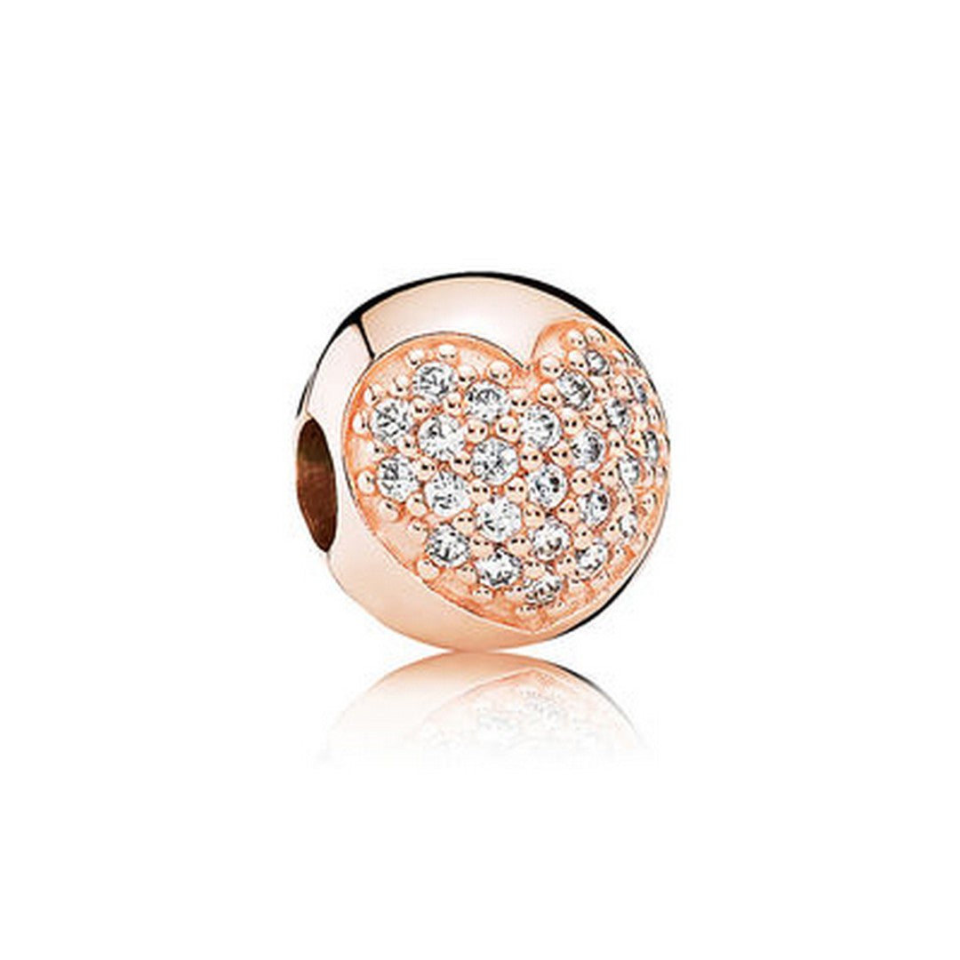 Charm Donna Pandora Cuore in Pavé - 781053CZ - Gioielleria De Patto