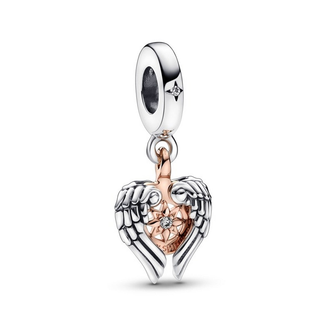 Charm Donna Pandora Pendente Ali d'Angelo e Bussola - 782359C01 - Gioielleria De Patto