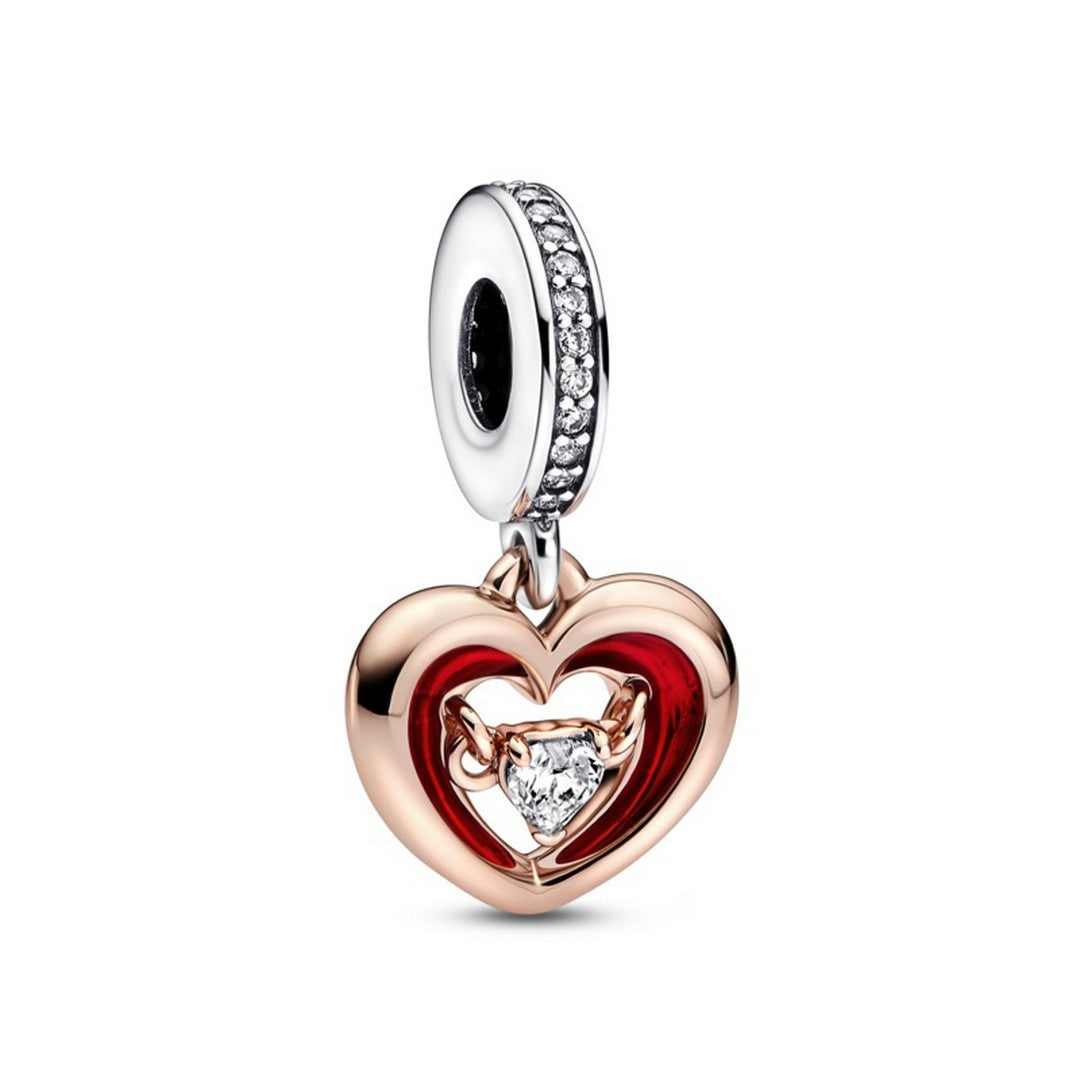 Pendente Donna Pandora Cuore Splendente con Pietra - 782450C01 - Gioielleria De Patto