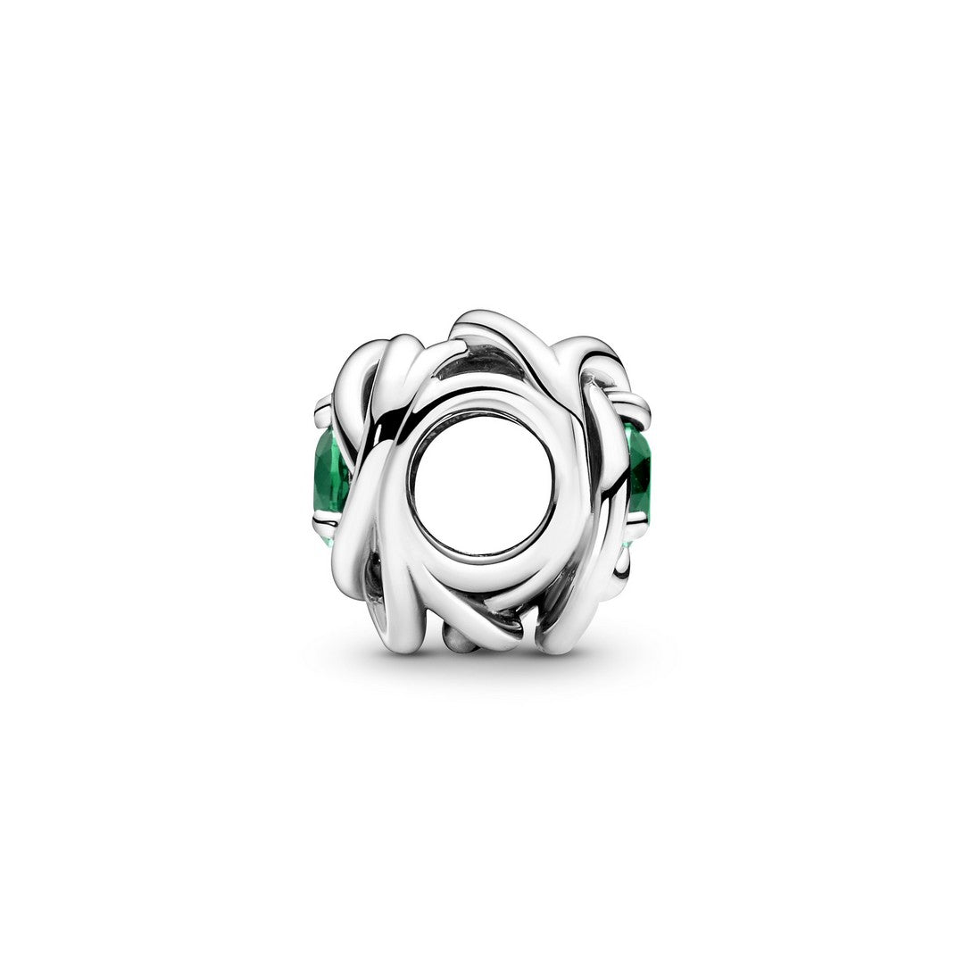 Charm Donna Pandora Cerchio Eterno Verde Scuro - 790065C08 - Gioielleria De Patto