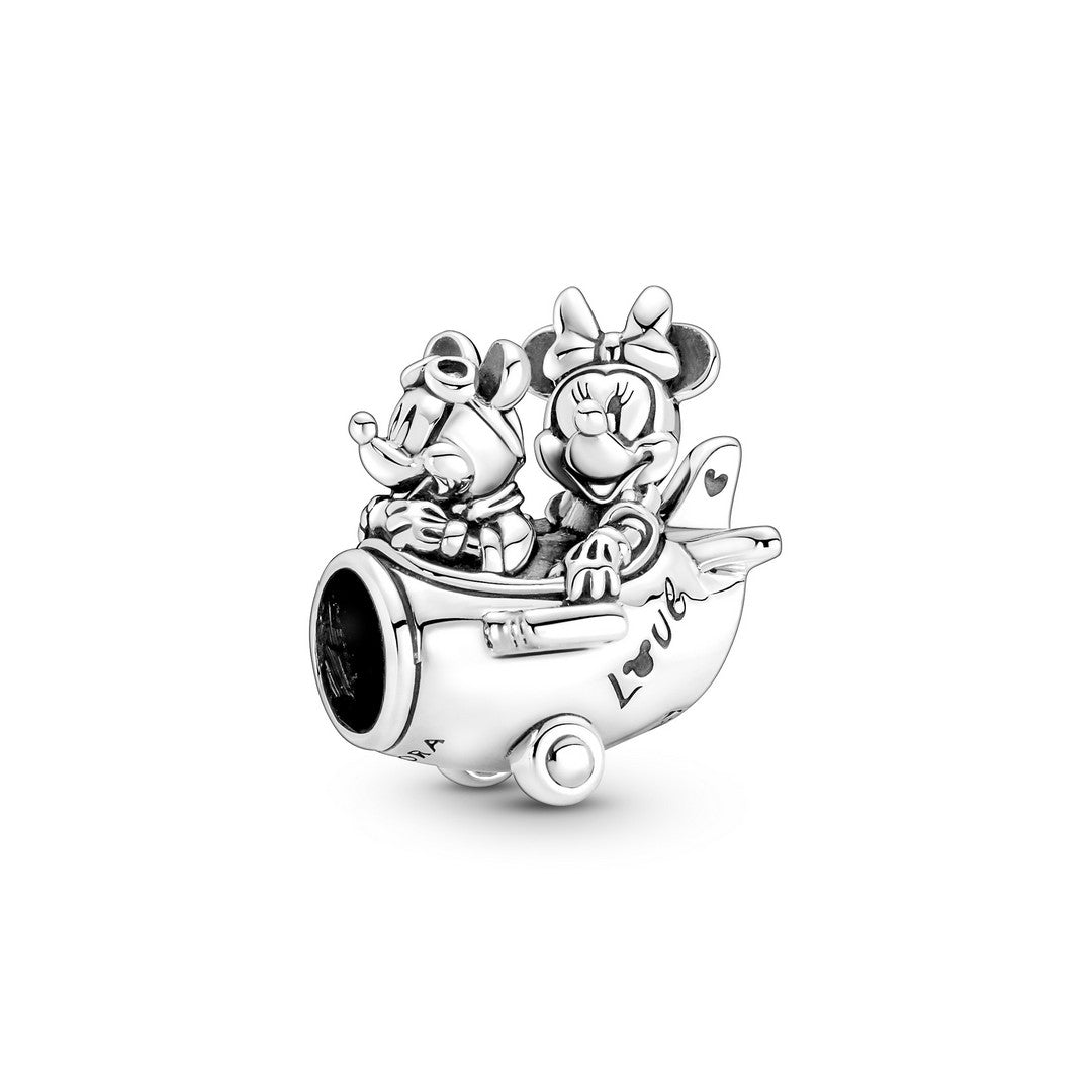 Charm Donna Pandora Disney, L'Aereo di Mickey Mouse & Minnie - 790108C00 - Gioielleria De Patto