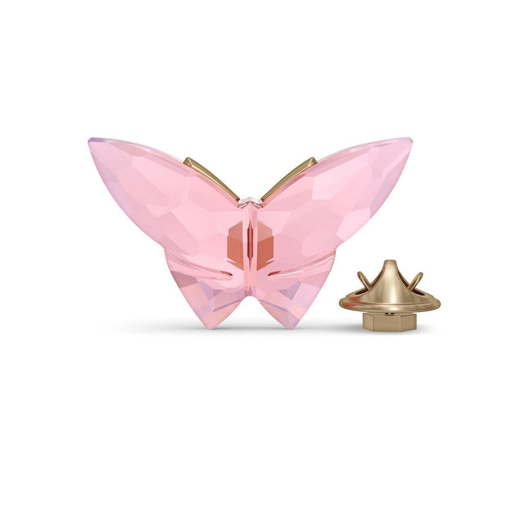 Swarovski Figura Decorativa Jungle Beats Magnete Farfalla Rosa Grande - 5572154 - Gioielleria De Patto