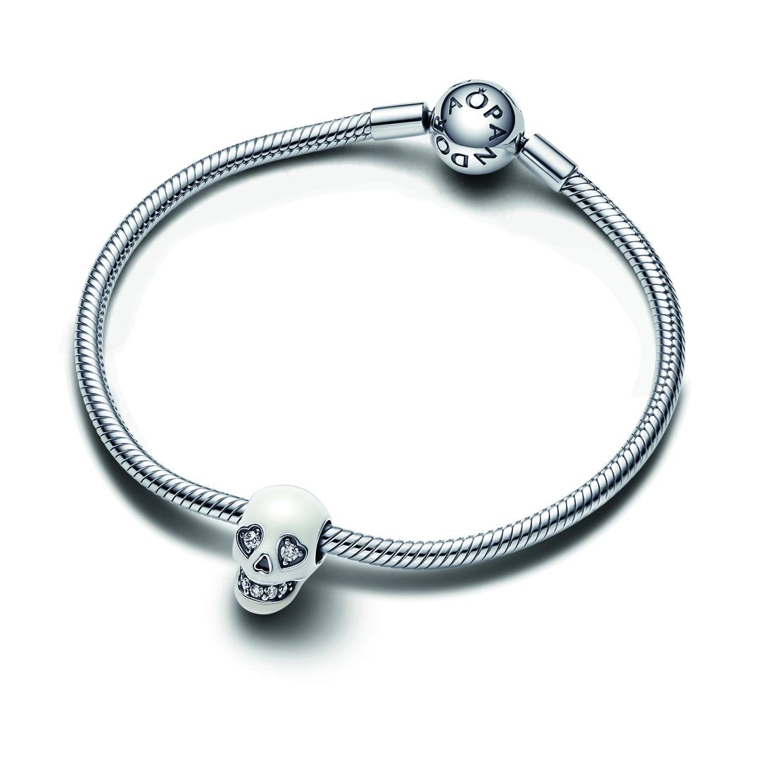 Charm Donna Pandora Teschio che si Illumina al Buio - 792811C01 - Gioielleria De Patto