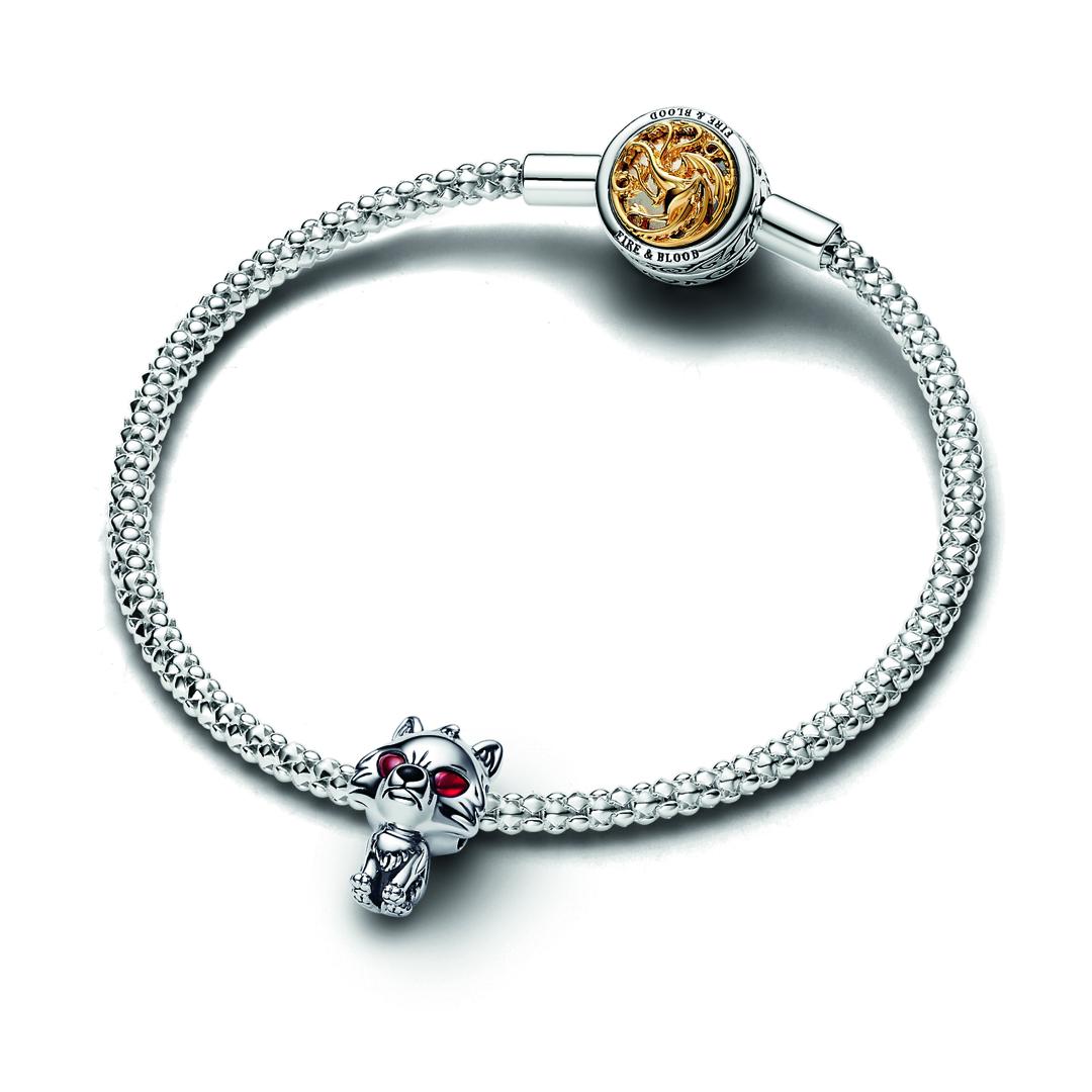 Charm Donna Pandora Il Trono di Spade, Metalupo Spettro - 792963C01 - Gioielleria De Patto