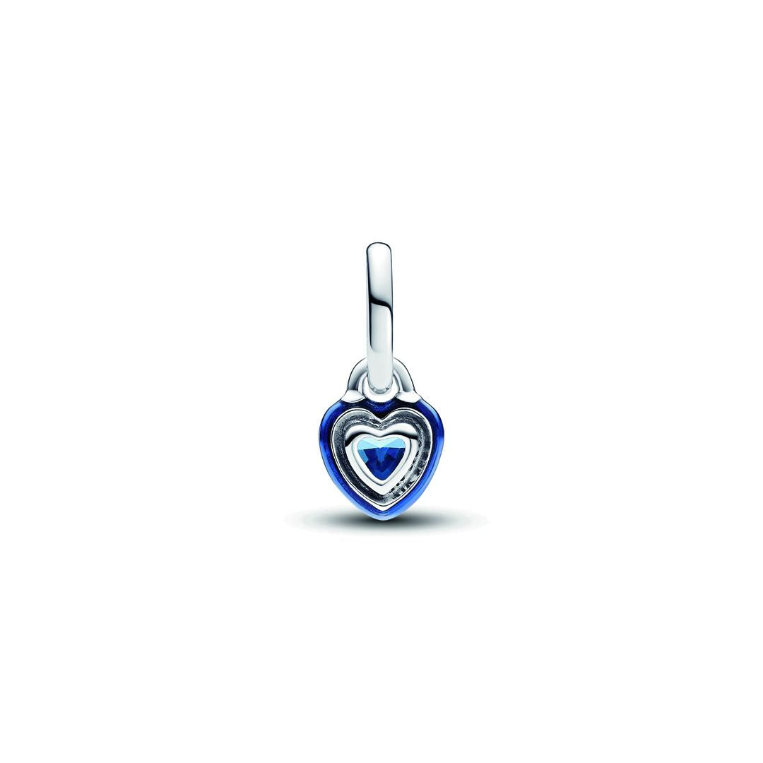 Mini Pendente Donna Blue Chakra Heart Pandora ME - 793042C02 - Gioielleria De Patto