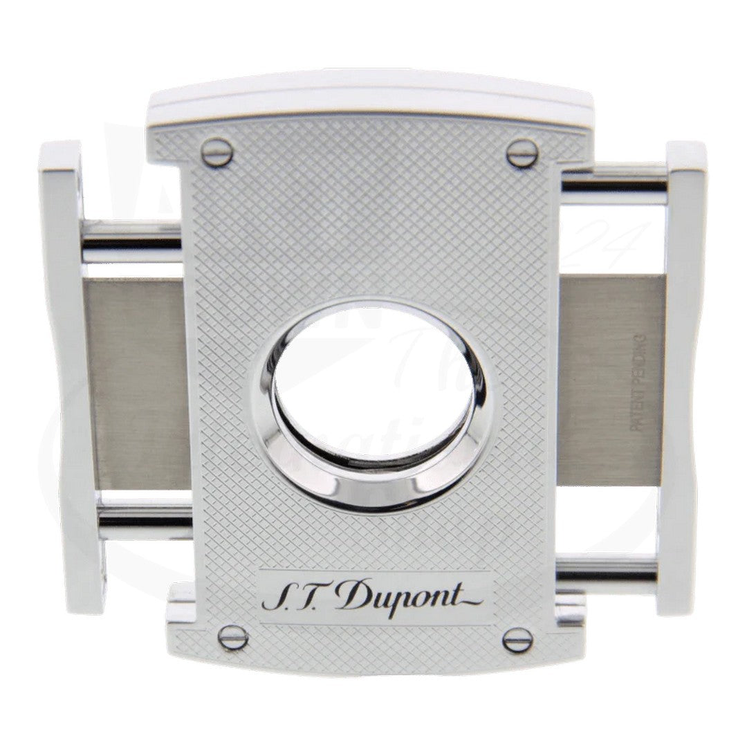 Dupont Tagliasigari Uomo Maxijet Cromato con Motivo a Quadri - 003257 - Gioielleria De Patto