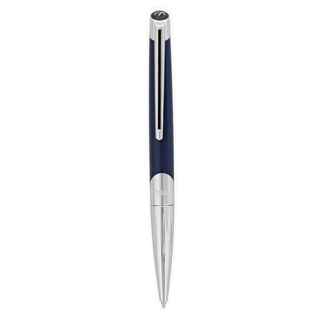 Dupont Penna a Sfera Uomo Blu e Argentata - 405736 - Gioielleria De Patto