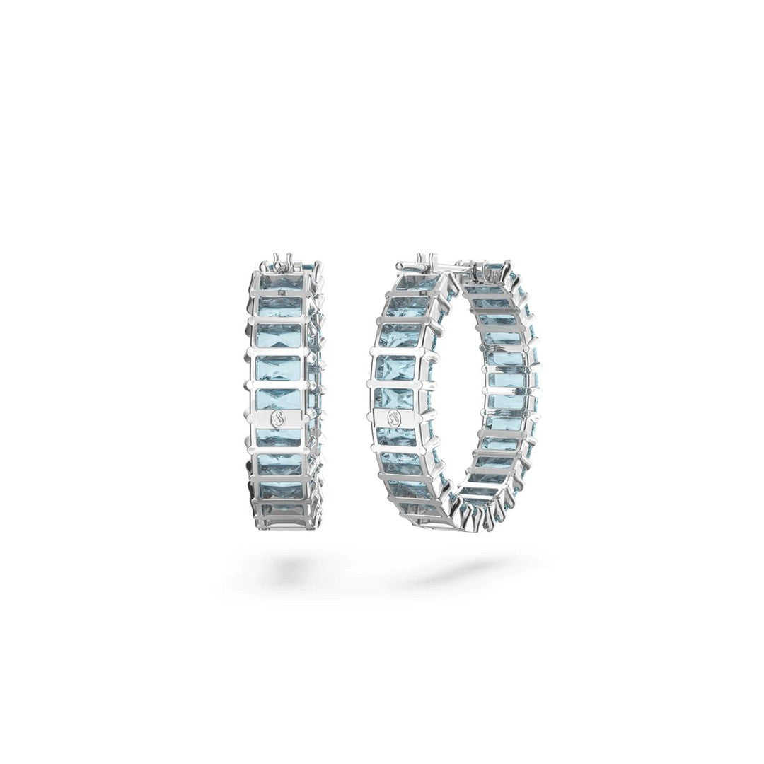 Swarovski Orecchini Donna Matrix Blu - 5659037 - Gioielleria De Patto