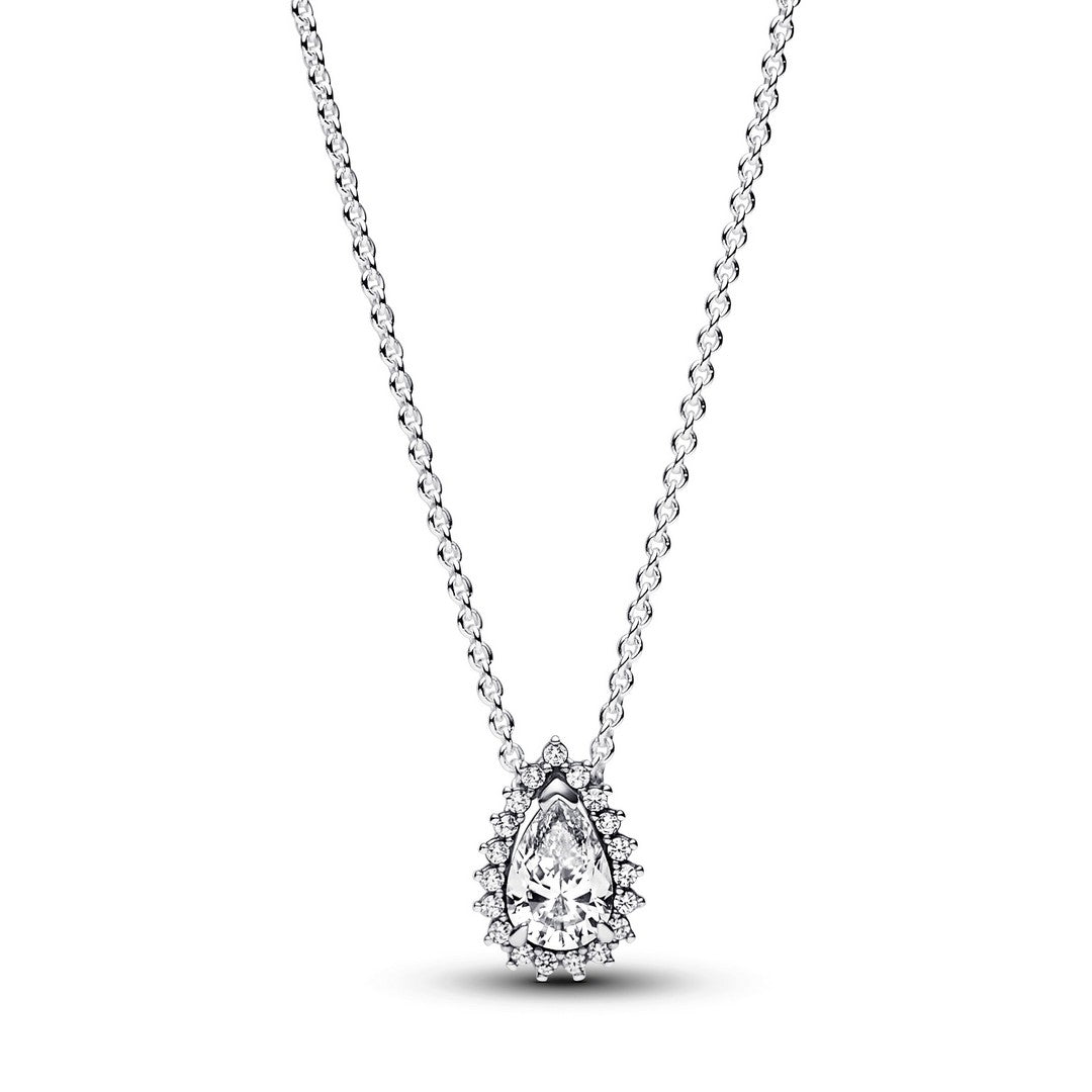 Collana Donna Pandora Punto Luce Goccia - 392832C01 - Gioielleria De Patto