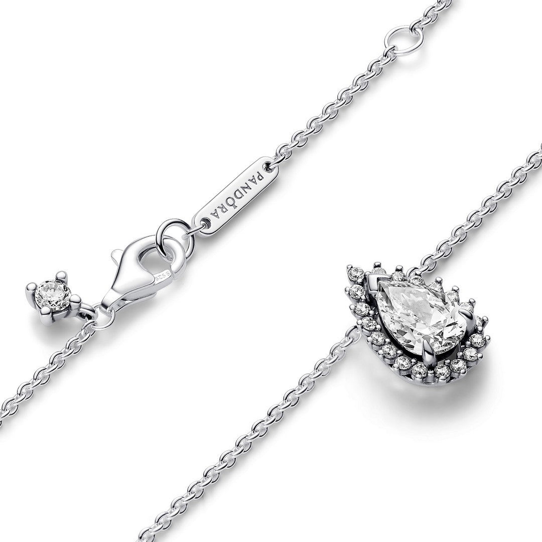 Collana Donna Pandora Punto Luce Goccia - 392832C01 - Gioielleria De Patto