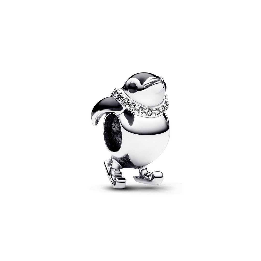 Charm Donna Pandora Pinguino con gli Sci - 792988C01 - Gioielleria De Patto