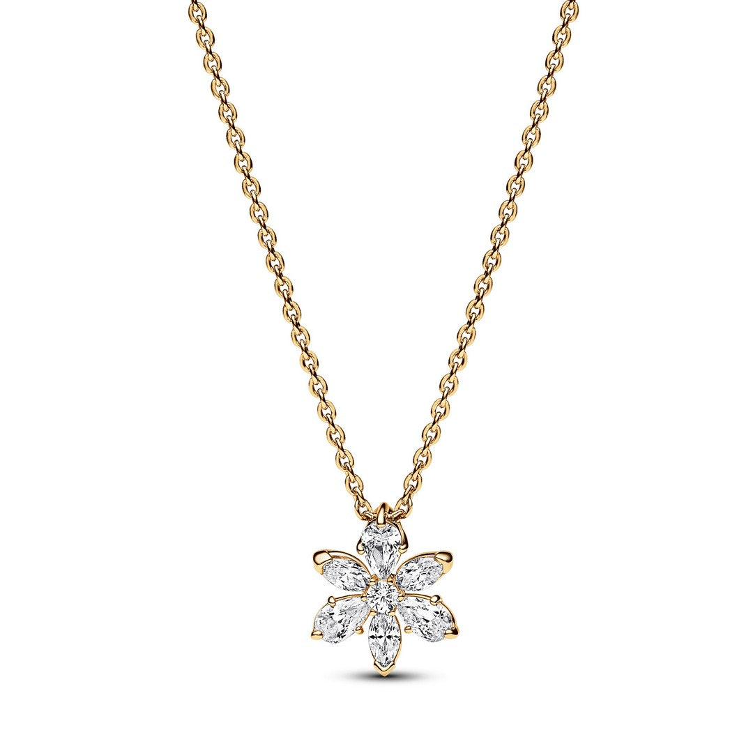 Collana Pendente Donna Pandora Herbarium Fiore Luminoso - 362387C01 - Gioielleria De Patto