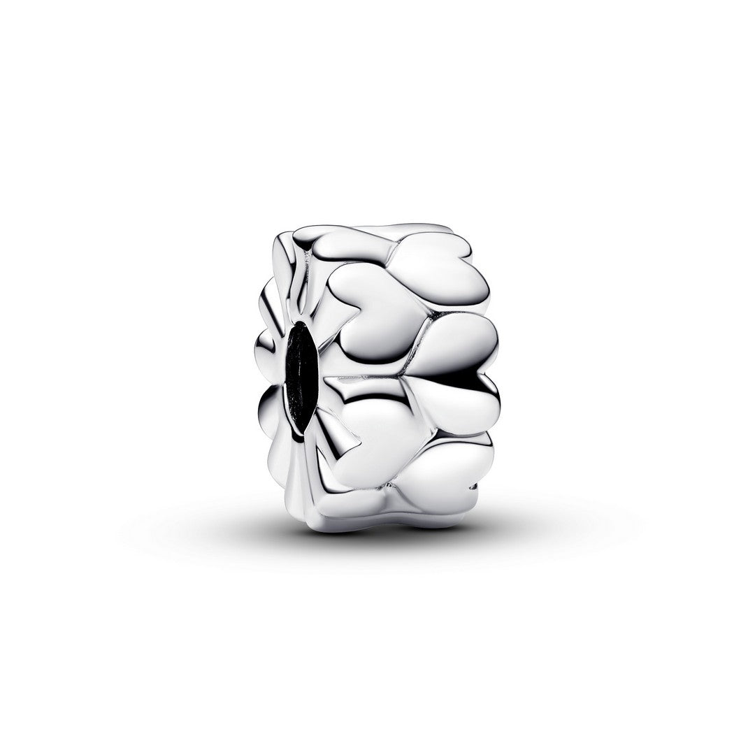 Charm Donna Pandora Clip Cuori in Rilievo - 792828C00 - Gioielleria De Patto