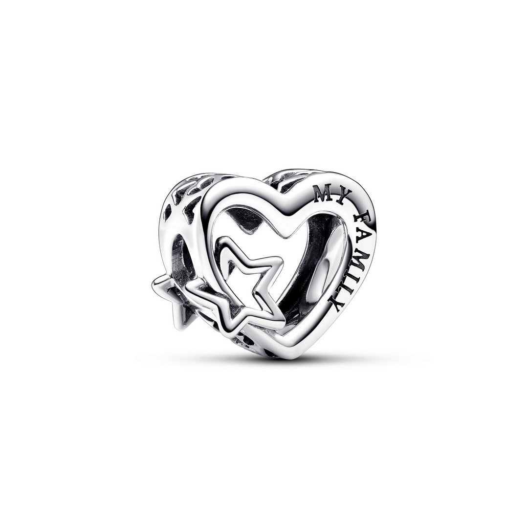 Charm Donna Pandora Openwork Cuore con Stella - 792829C00 - Gioielleria De Patto