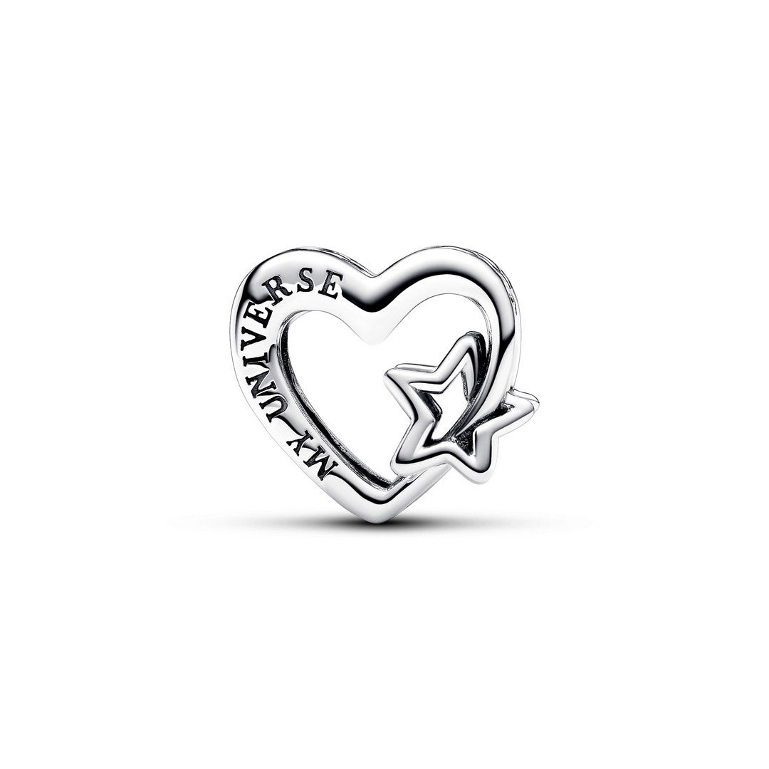 Charm Donna Pandora Openwork Cuore con Stella - 792829C00 - Gioielleria De Patto