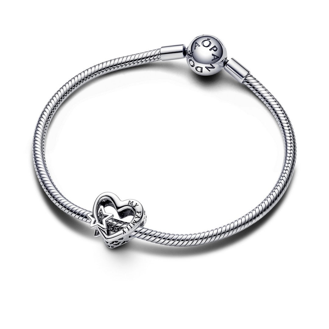 Charm Donna Pandora Openwork Cuore con Stella - 792829C00 - Gioielleria De Patto
