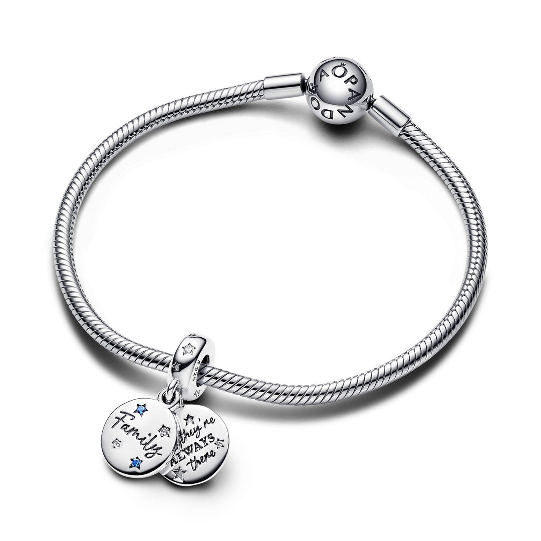 Charm Pendente Donna Pandora Doppio Famiglia - 792987C01 - Gioielleria De Patto