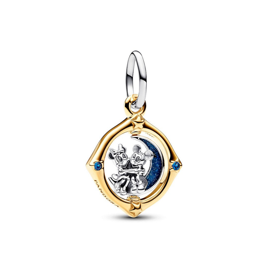 Pandora Charm Donna Disney, Pendente Mickey Mouse e Minnie sulla Luna - 762955C01 - Gioielleria De Patto