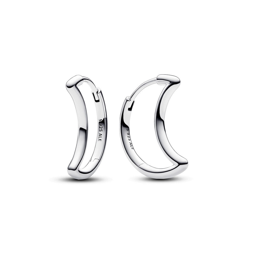 Orecchini Donna Pandora Cerchi Luna - 292989C00 - Gioielleria De Patto