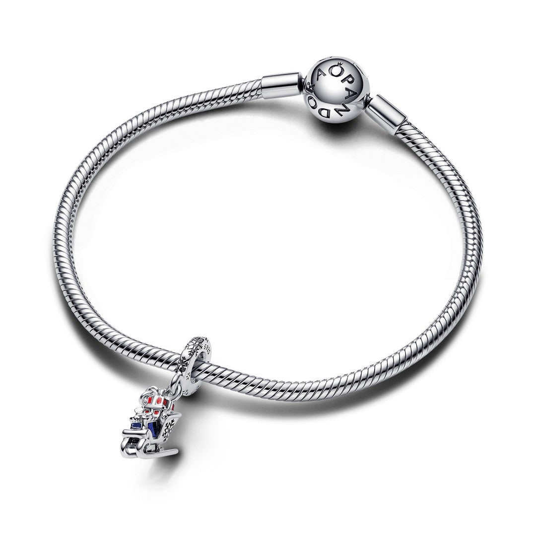 Charm Pendente Donna Pandora Slitta di Natale 2023 - 792977C01 - Gioielleria De Patto