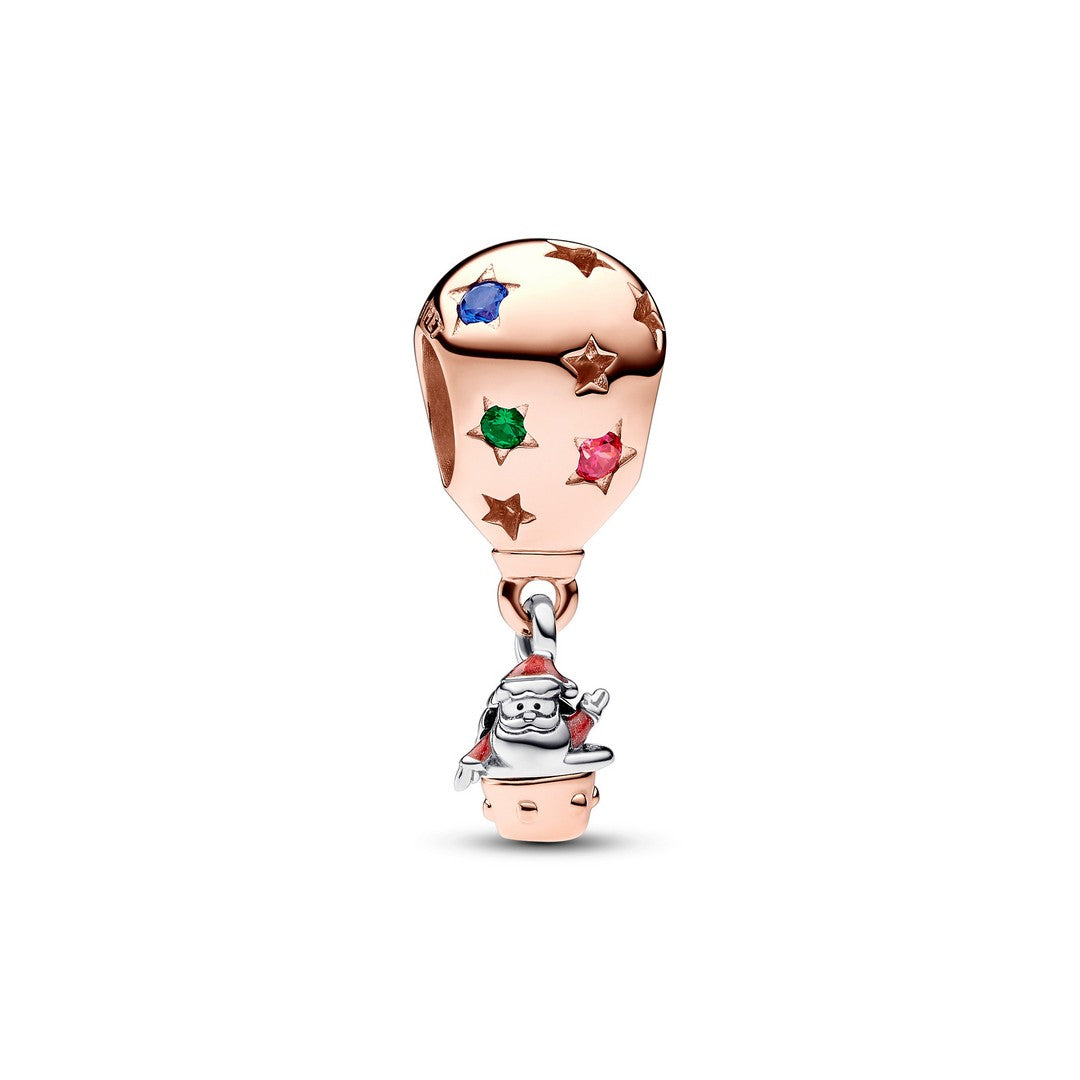 Charm Donna Pandora Babbo Natale in Mongolfiera - 782976C01 - Gioielleria De Patto