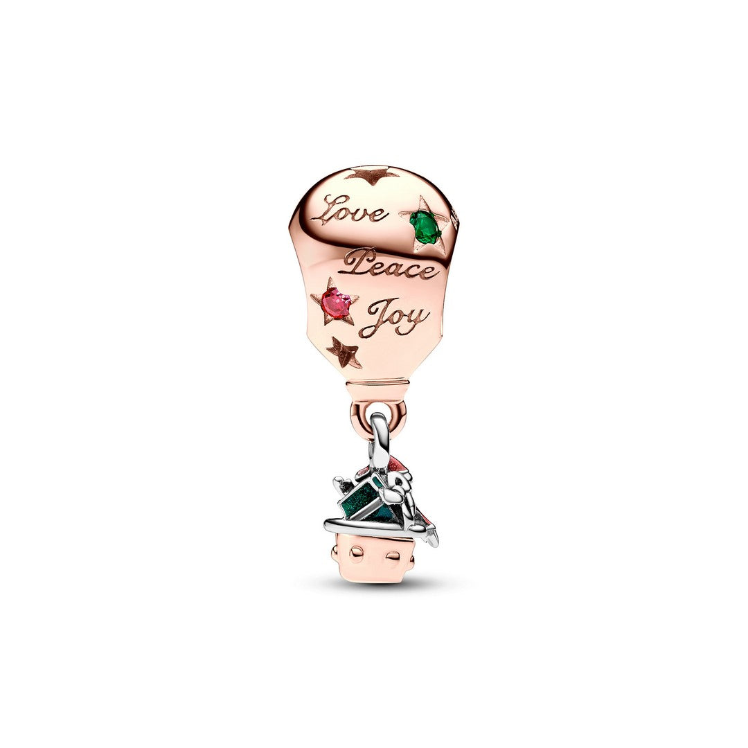 Charm Donna Pandora Babbo Natale in Mongolfiera - 782976C01 - Gioielleria De Patto