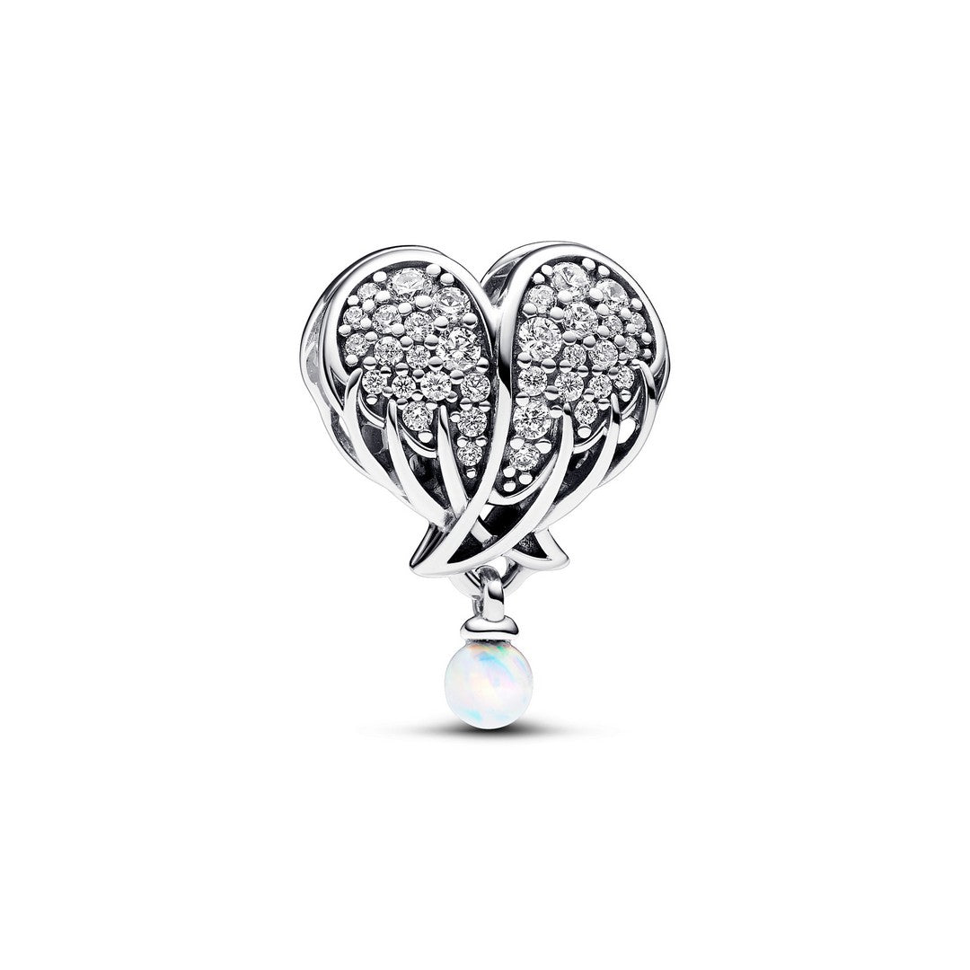 Charm Donna Pandora Cuore Ali d'Angelo - 792980C01 - Gioielleria De Patto